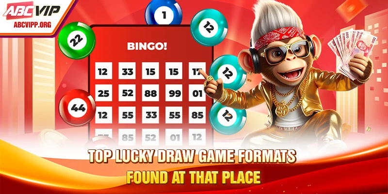 Top lucky draw game formats found at that place